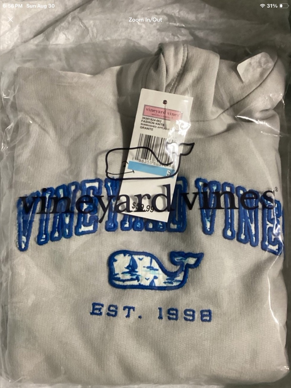 Vineyard Vine Granite Sunwashed Appliqué Hoodies Boys 5